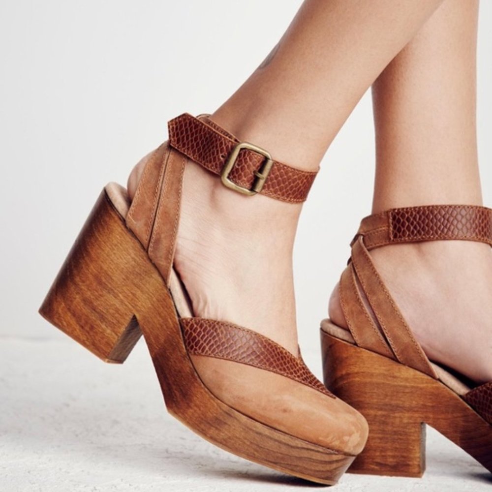 Free People Walk this Way Heel Clog